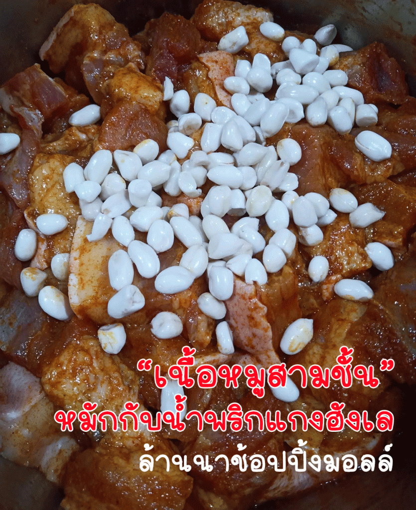 แกงฮังเลหมูสามชั้น